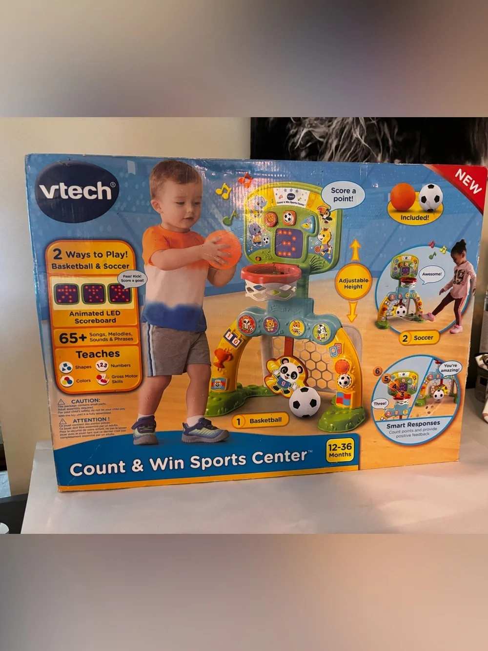 Vtech Kids Sports Activity Center - Count & Win Sports Center New in Box